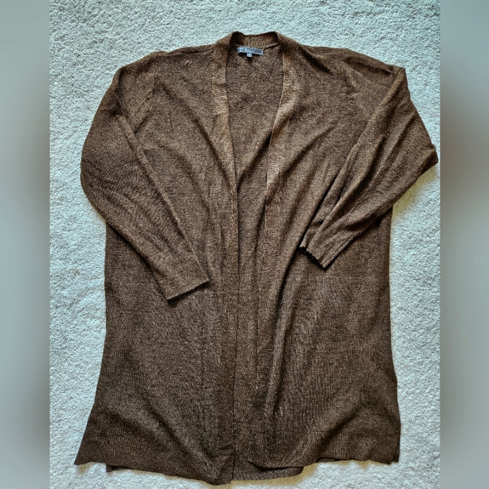 89th And Madison Brown Cardigan 3X